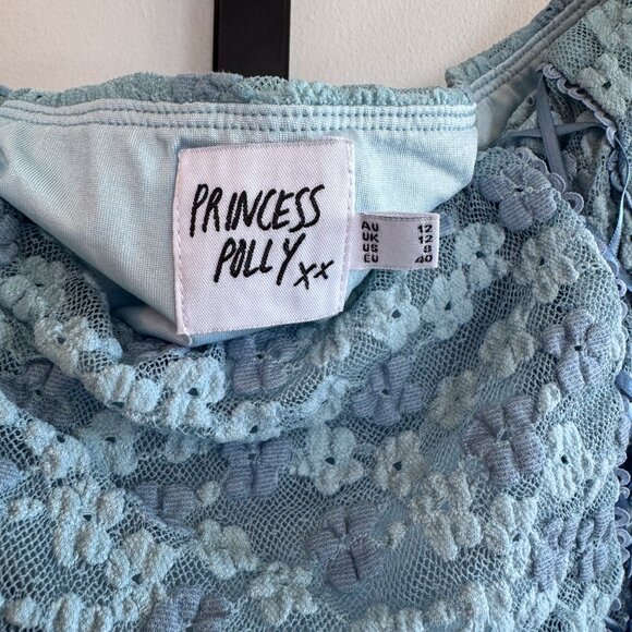 Princess Polly Juana Set Blue Size 8 - Picture 5 of 6